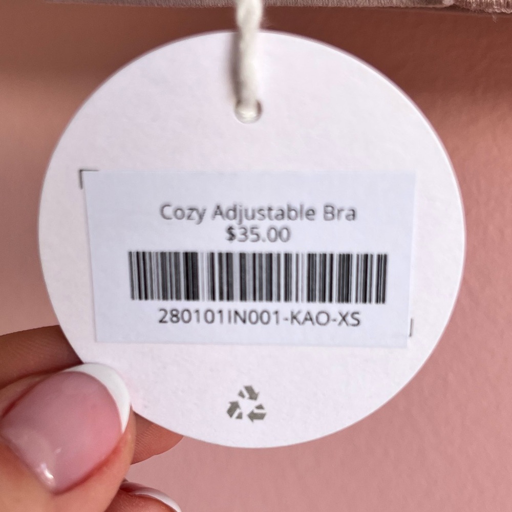 Floaty Bra XS Adobe Rose Color Wireless NWT - Picture 8 of 8